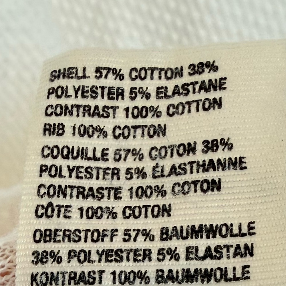 We The Free Luella Textured Waffle Knit Thermal White Crochet Top Shirt Ivory - Picture 10 of 12